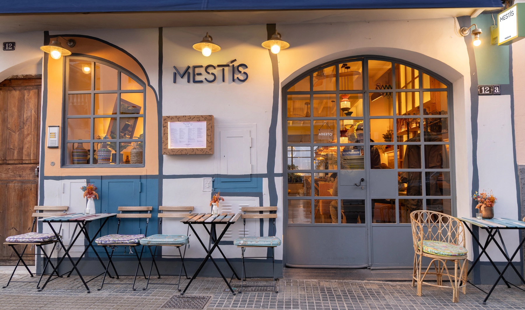 Entrada restaurant Mestís Santa Catalina, Palma de Mallorca