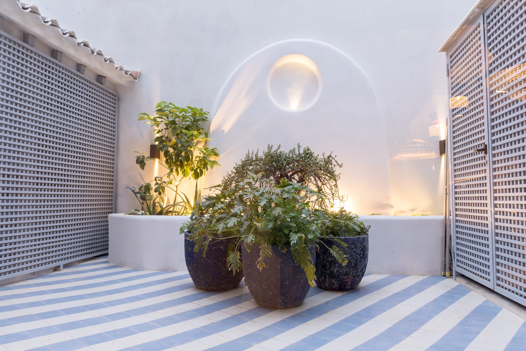 Pati interior Restaurant Mestís 